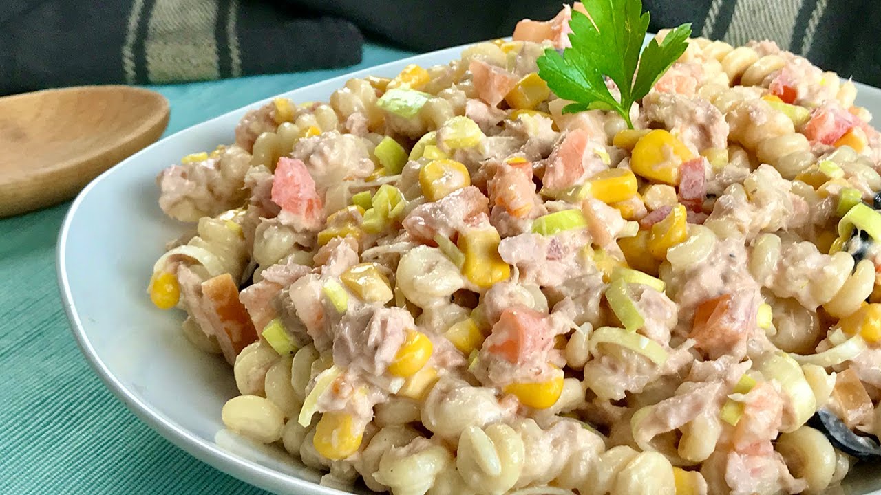 Una Ensalada Diferente, Ensalada de Pasta Fr&iacute;a con At&uacute;n