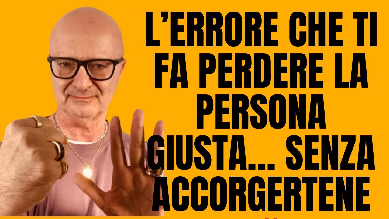 L&rsquo;errore che ti fa perdere la persona giusta&hellip; senza accorgertene 💕