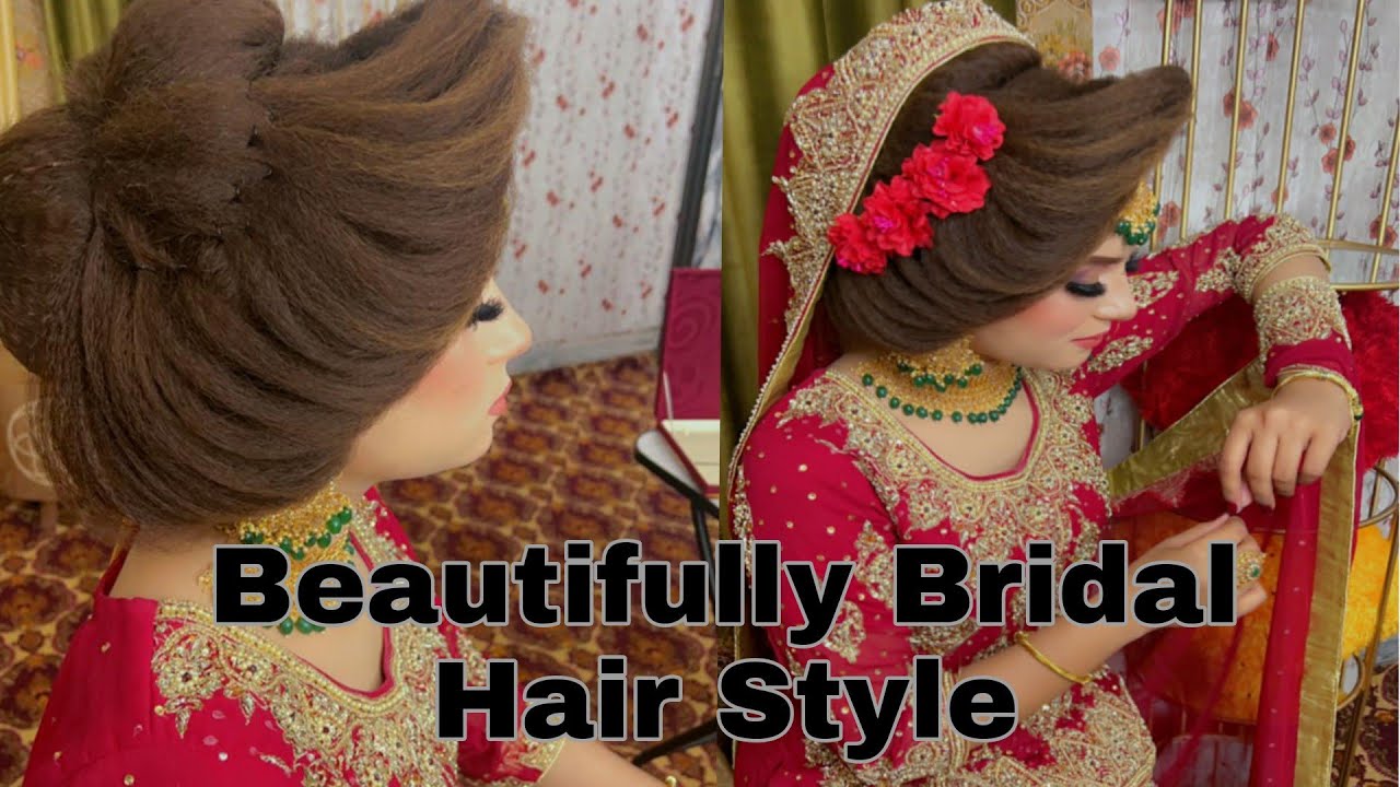 Latest Bridal Hairstyle Full Video||Decent Beauty Salon By Amina.