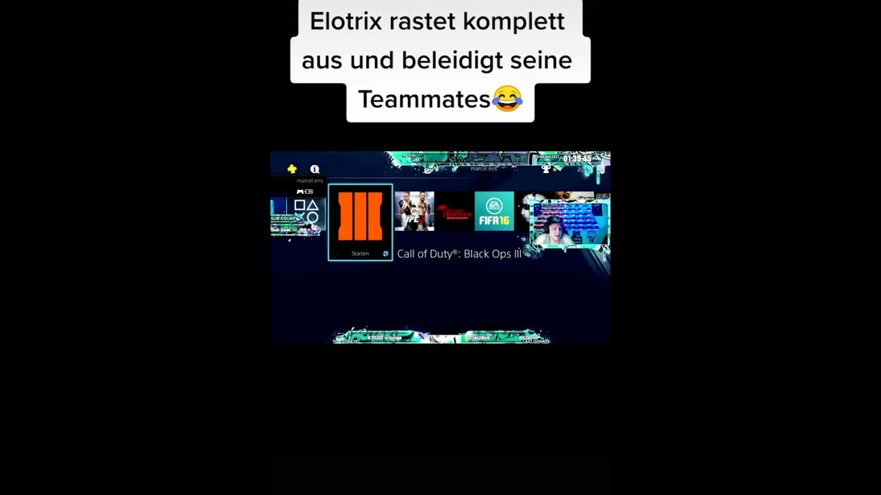 Elotrix rastet komplett aus und beleidigt seine Teammates