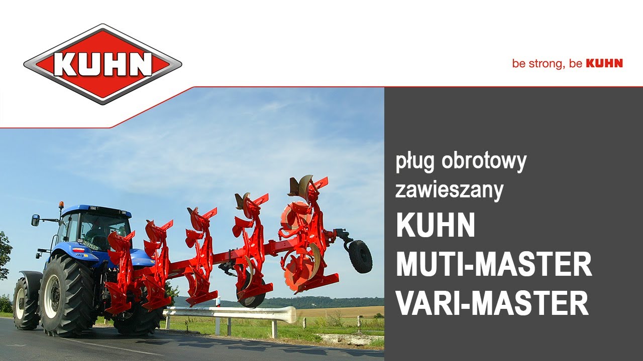 Pług obrotowy zawieszany KUHN MULTI-MASTER / VARI-MASTER 123 - 153
