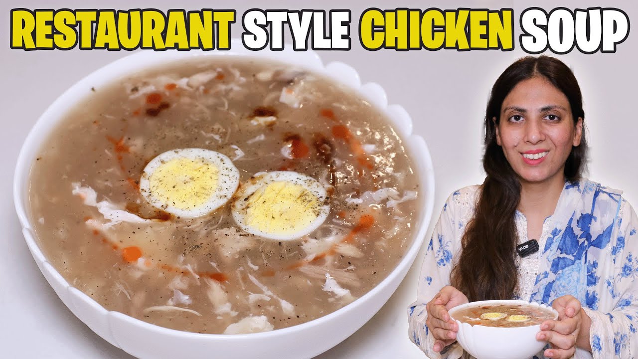 Winter Special Chicken Soup can now be made at home also, in Amna's style.