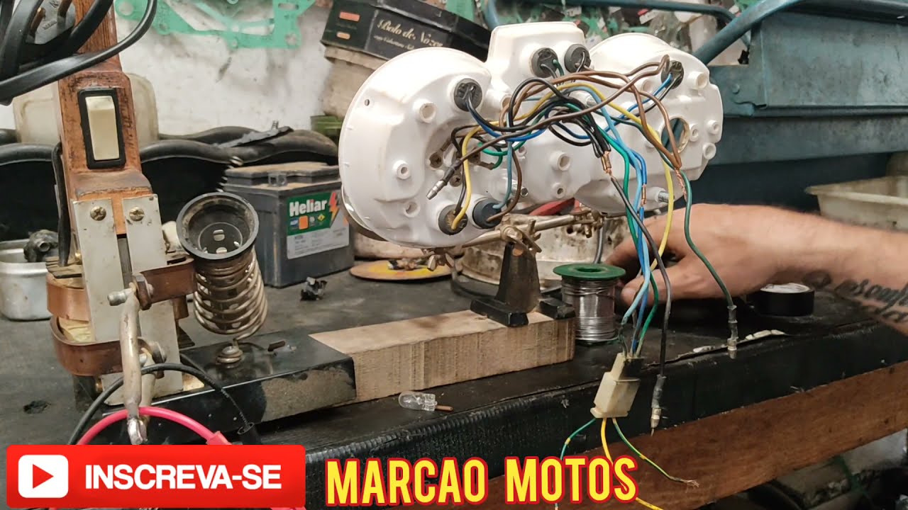 🔴PAINEL YBR 125 CORES E FUNÇÃO DE CADA FIO VEJAM..........👨‍🔧💥💯👀