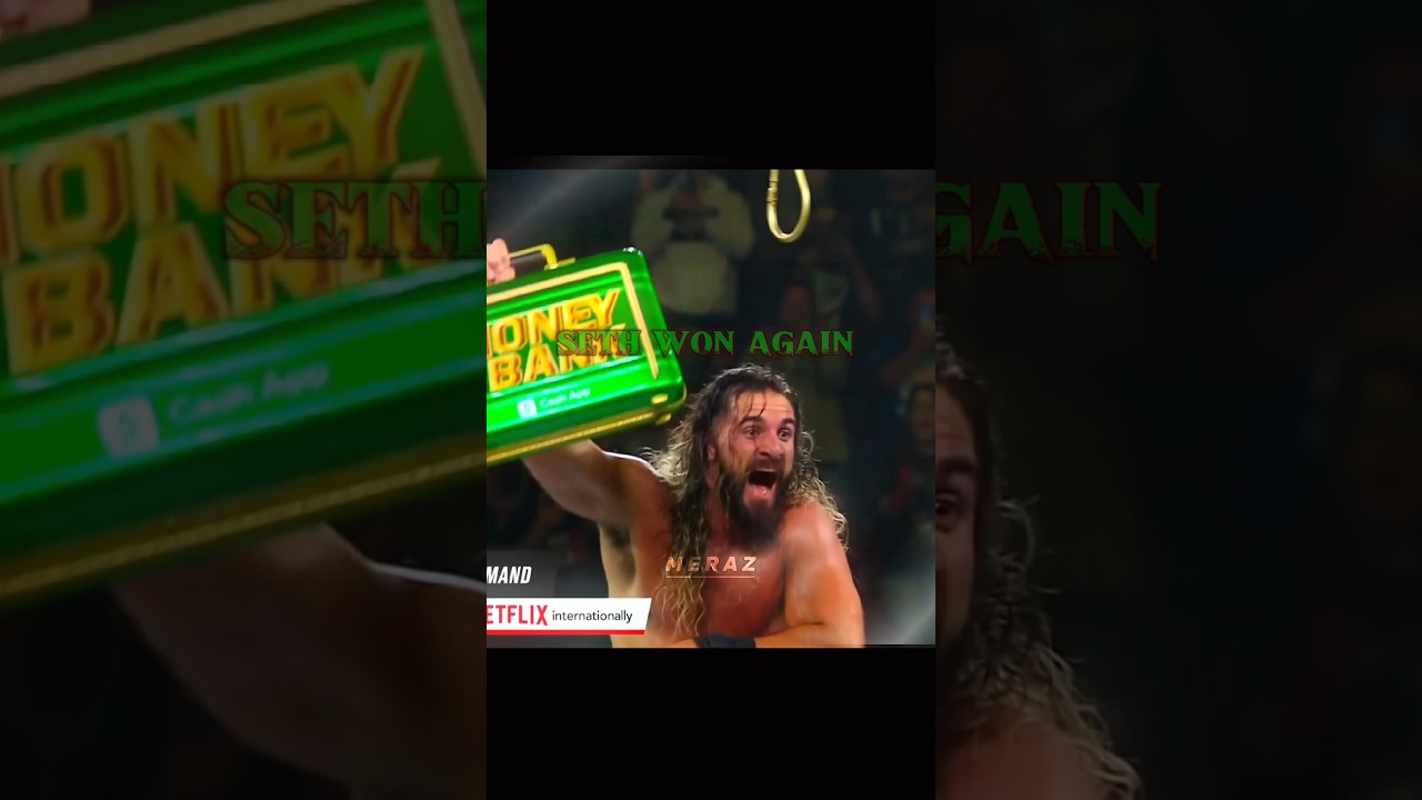 POV YOU ARE WATCHING WWE MITB 🗿❤️ #wwe #shorts #wwemitb #sethrollins