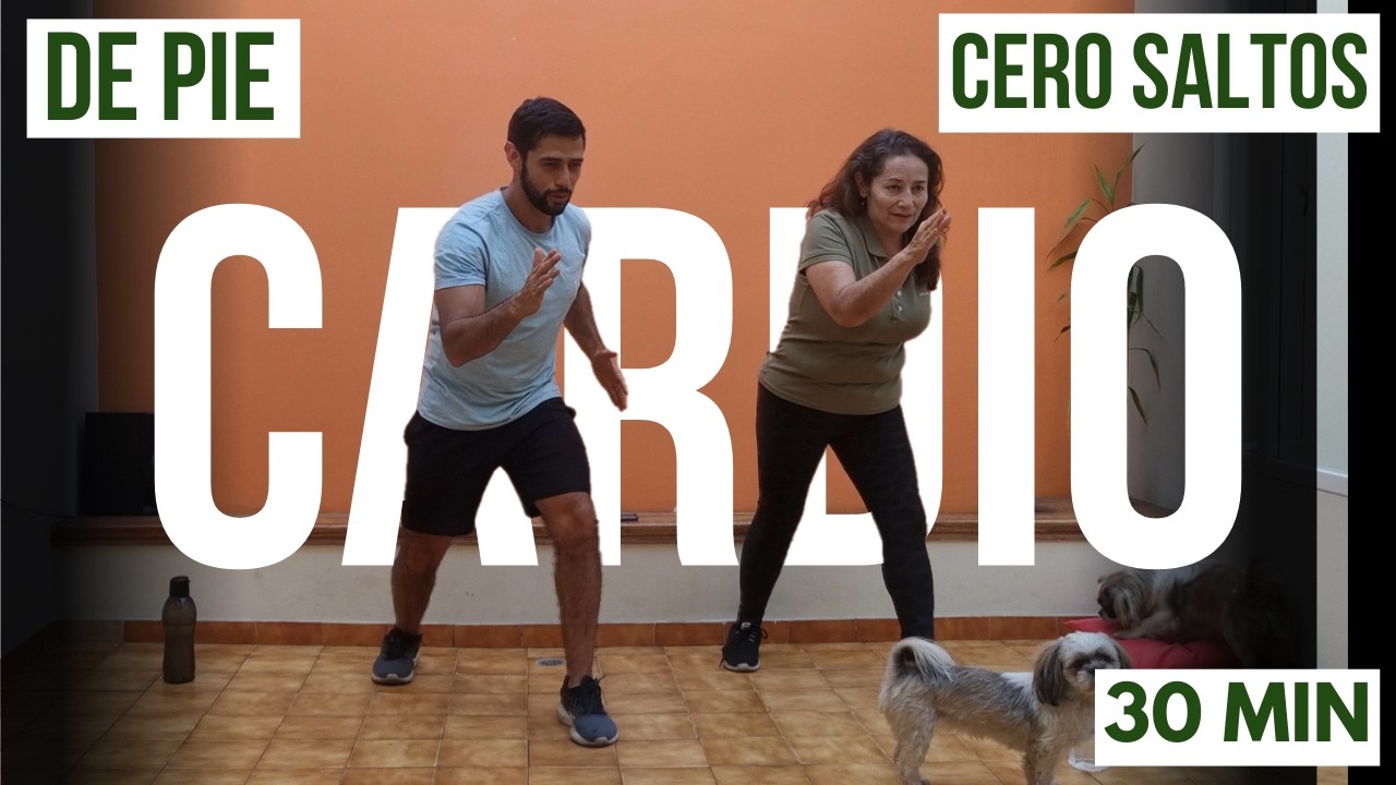 cardio sin saltos para perder peso RAPIDO 🔥 abdomen y cintura de pie