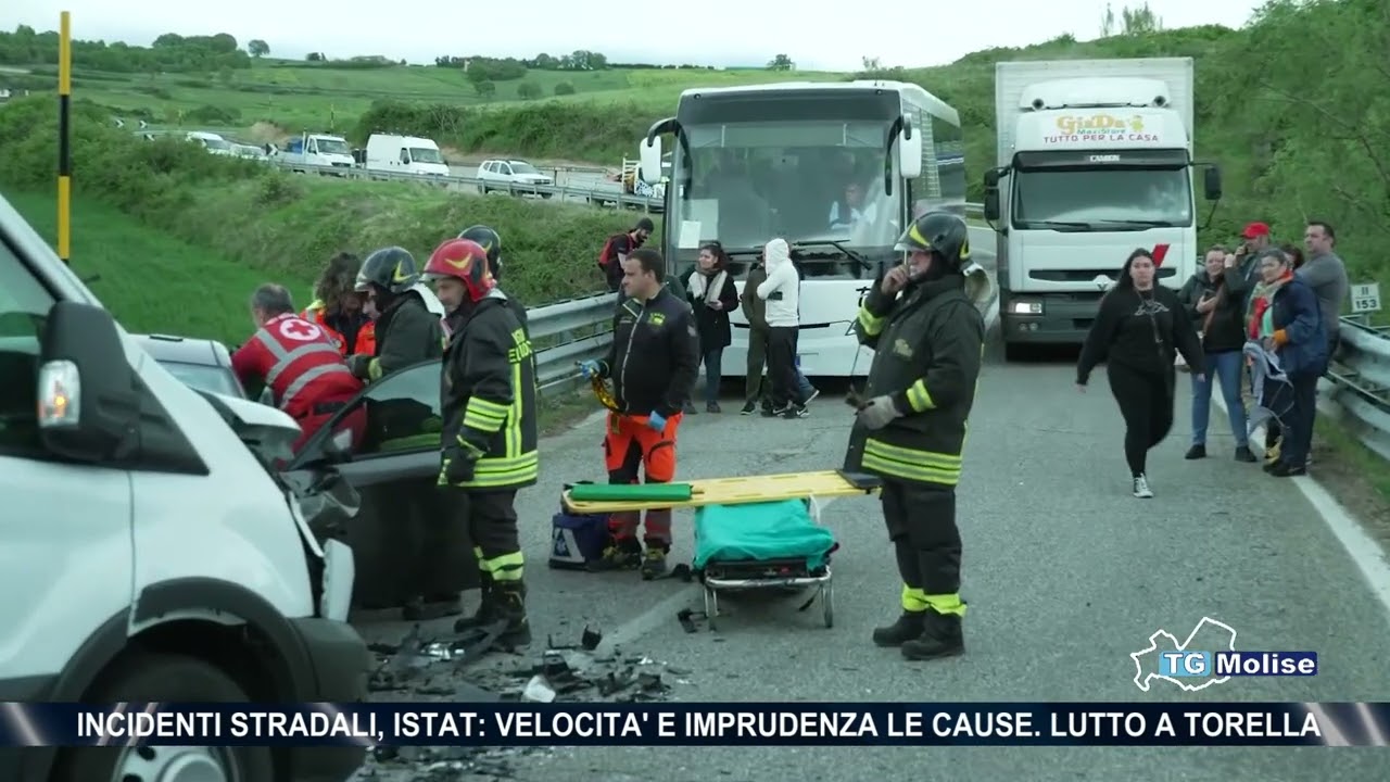 Incidenti stradali, ISTAT: velocita' e imprudenza le cause. Lutto a Torella