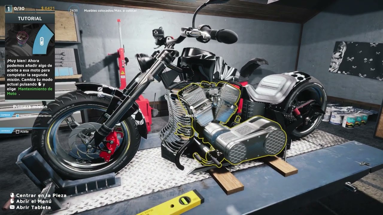 ¡MI PRIMER TALLER DE MOTOS! 🔧 ¿Mecánico PRO o futuro DESGUACE? | Motorcycle Mechanic Simulator 2021