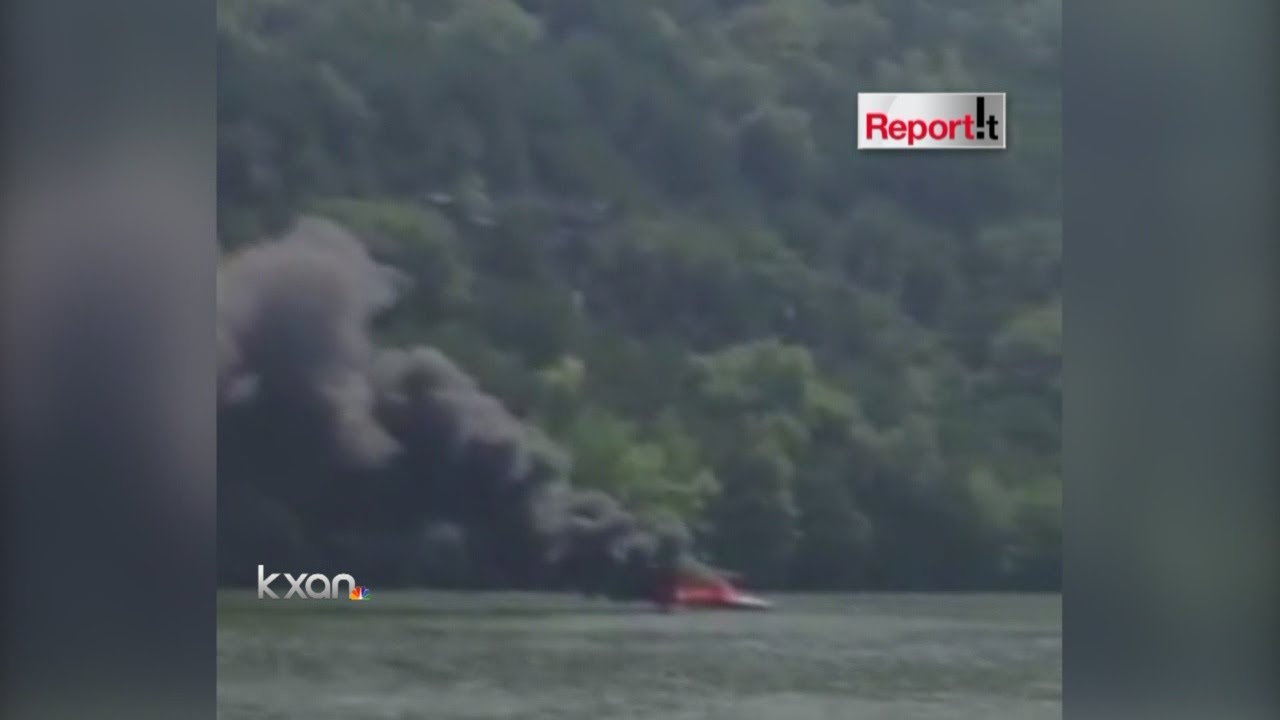 Boat catches fire on Colorado River in West Austin