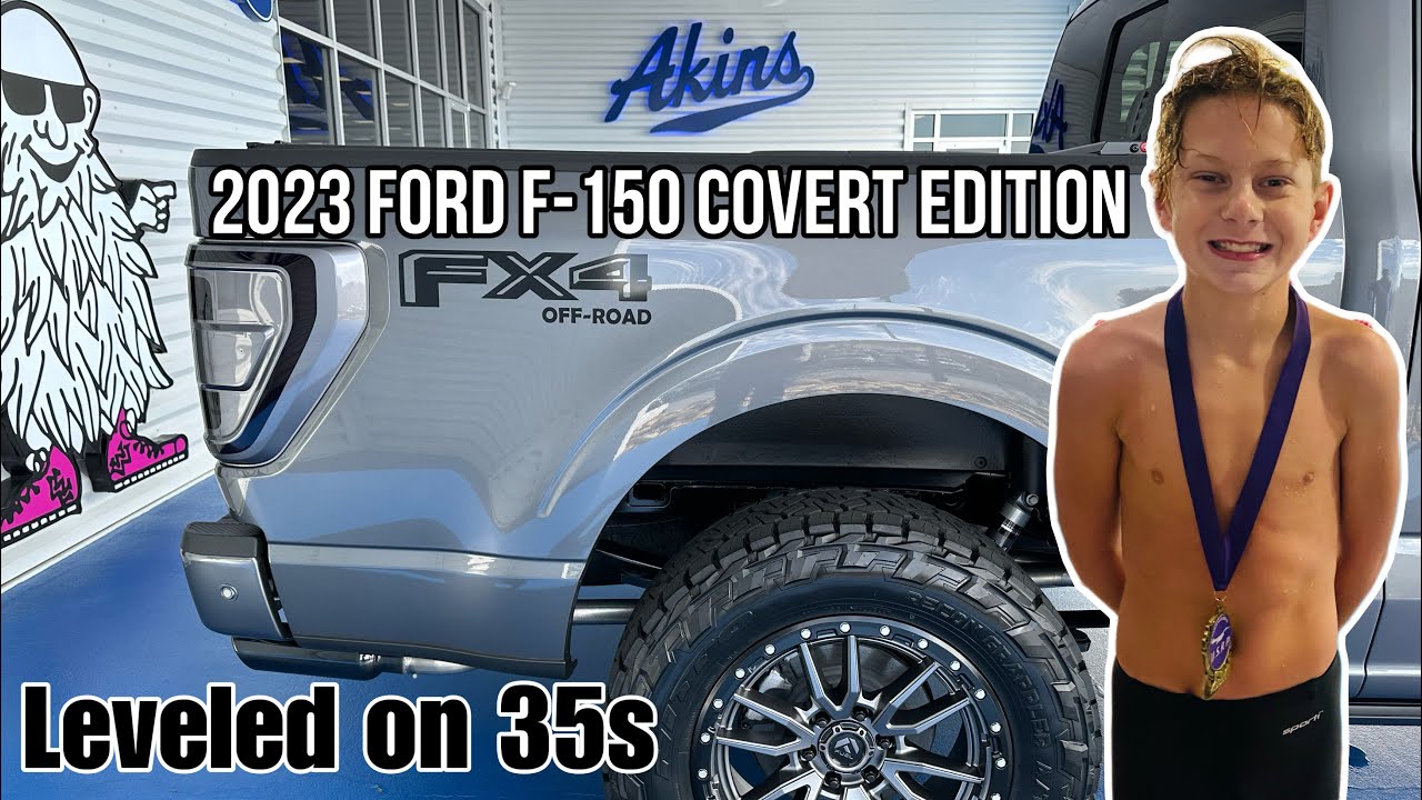 Ford F-150 Platinum Carbonized Gray Covert Edition 2023 года в Дейтона-Бич, улучшенный на 35-дюйм...