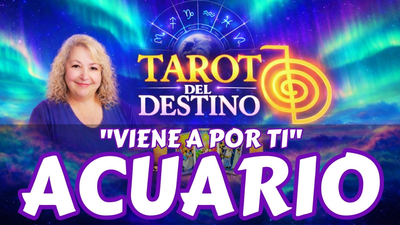 ACUARIO ♒ NO PUEDE SOLTARTE… VIENE A POR TI | Tarot del Destino #acuario
