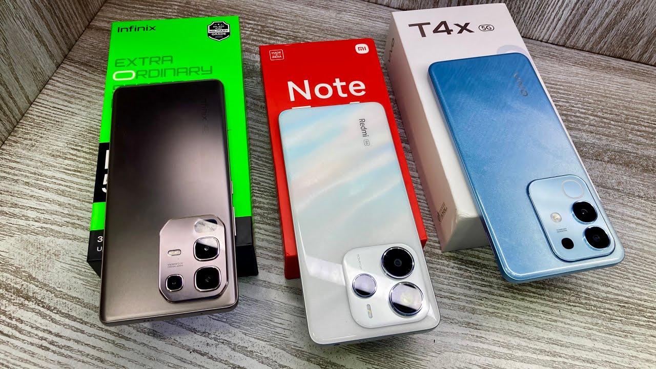 Infinix Note 50s 5g+ vs Vivo T4x 5g vs Redmi Note 14 SE 5g - Best Konsa ? | Best Camera 📸| Best Sale