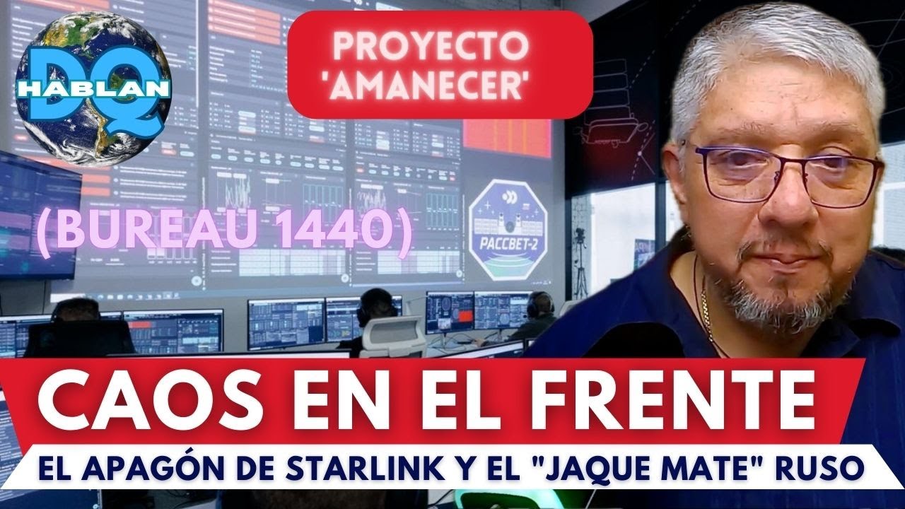 🛑 APAGÓN DE STARLINK: ¿Por qué Ucrania se queda a oscuras y los drones rusos siguen volando?