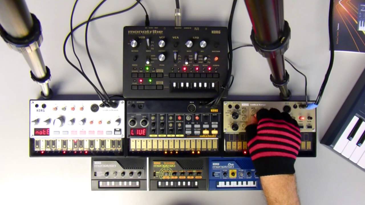 Analogue Jam #1 80's House Style Korg Monotribe and Volca Beats, Keys, Bass October 2014