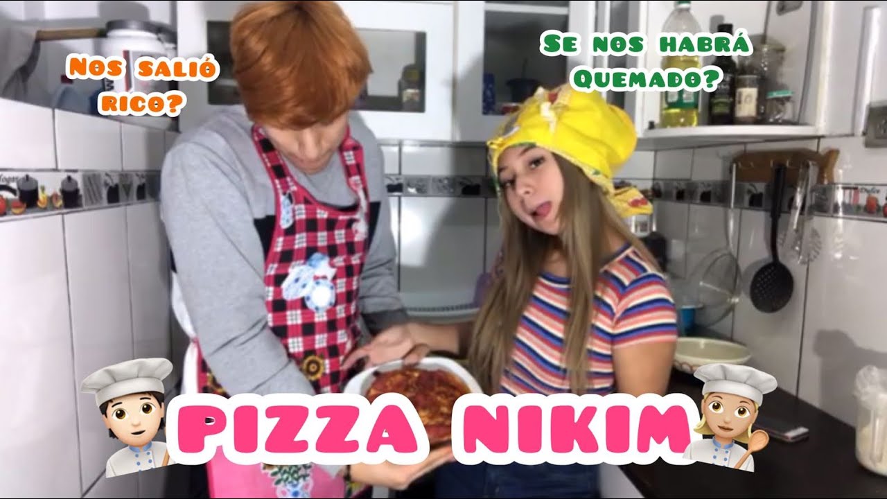 PREPARANDO PIZZA NIKIM🍕🔥/ volvieron los chefs👨🏻‍🍳👩🏼‍🍳