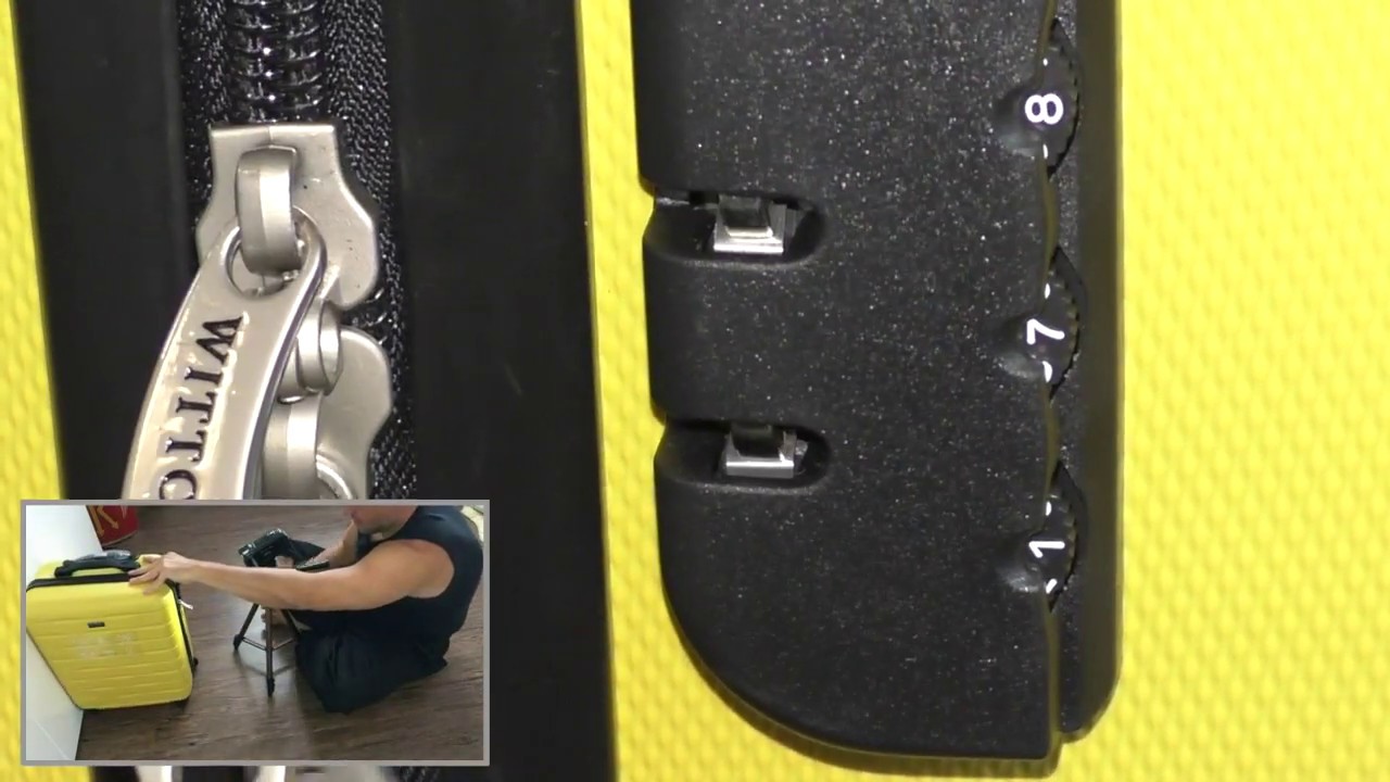 Инструкции по открытию замка чемодана/забыванию/изменению/взлому комбинации замка чемодана/открыт...