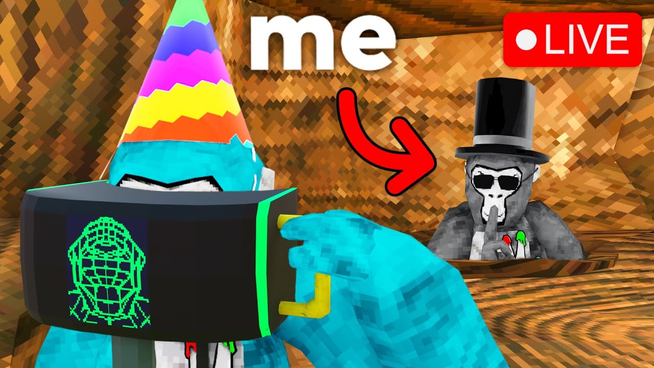 I Secretly Hid in Gorilla Tag Livestreams