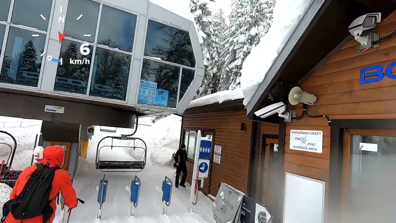 Piste Popangelov Borovets, Bulgaria 2022 march