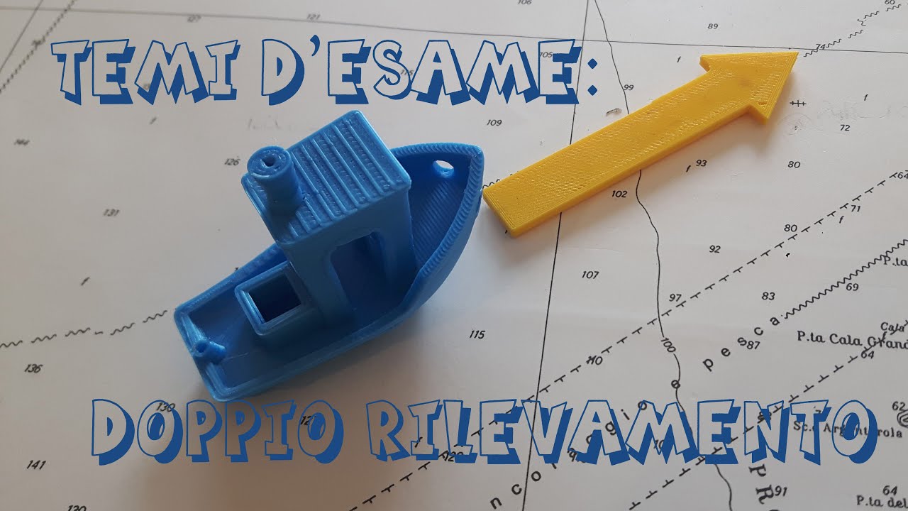 10 - Esercizio carteggio esame Patente Nautica senza limiti - Doppio rilevamento