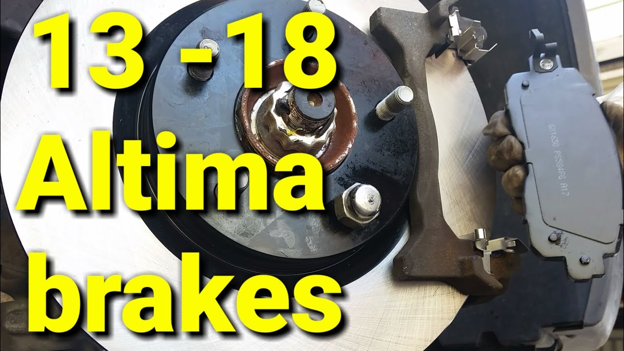 13 - 18 nissan altima front brakes