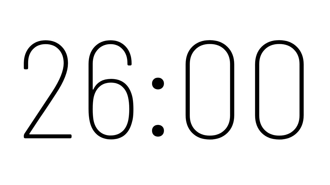 26 Minute Timer with Alarm