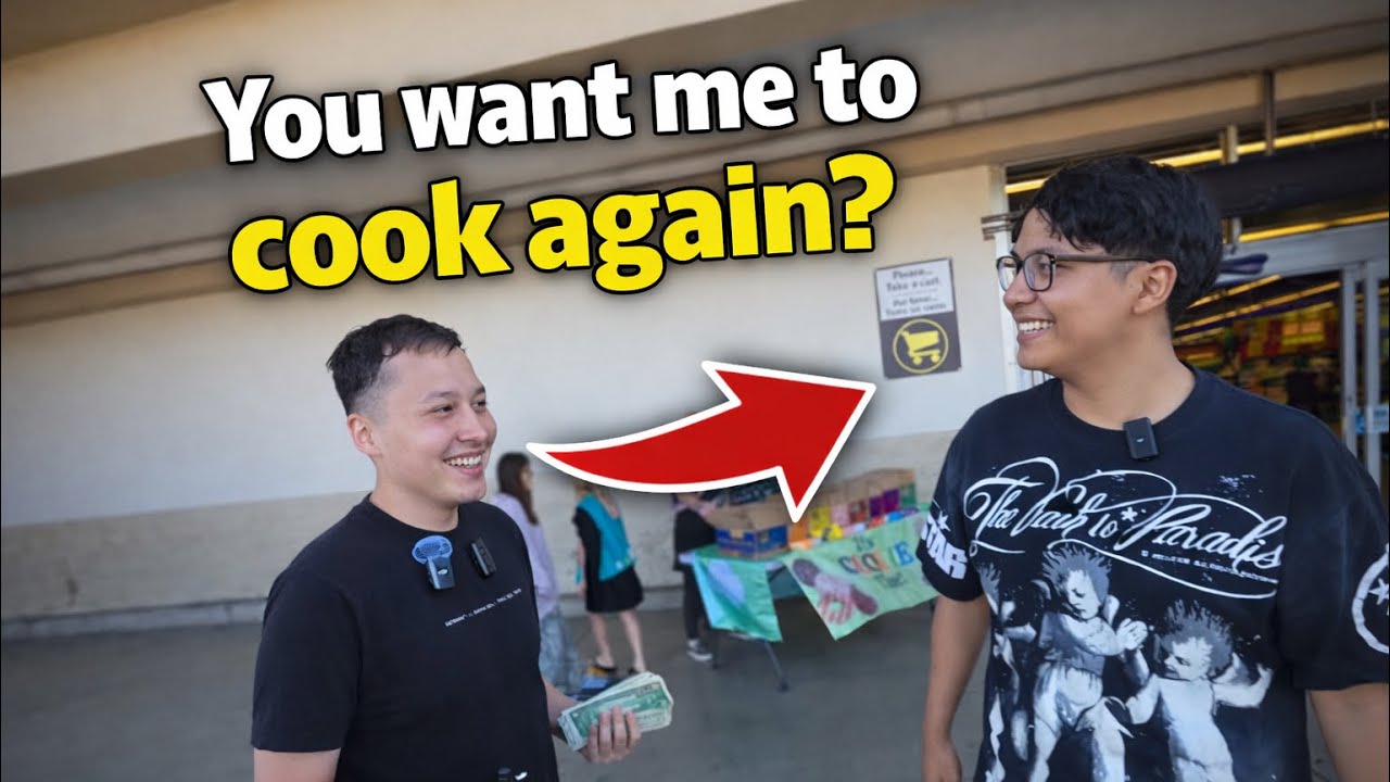Reuniting with Joshua the hotdog maker