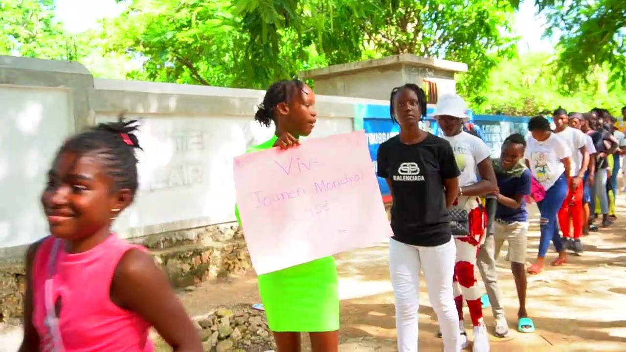 March for Peace at LKM -- Mach pou lap&egrave; nan LKM