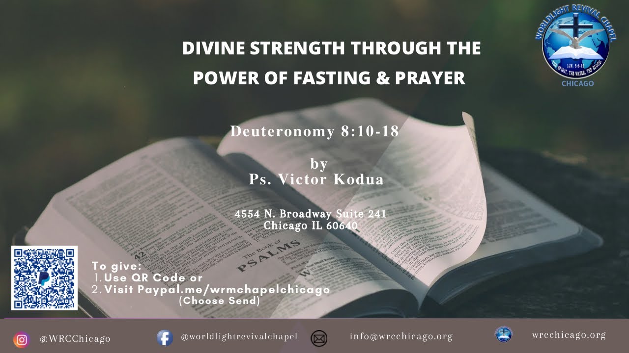 Ps. Victor Kodua | DIVINE STRENGTH THROUGH THE POWER OF FASTING & PRAYER 