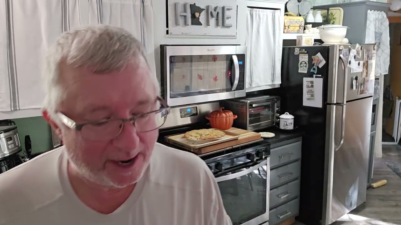 Cooking with Craig, COSTCO Deli Chicken Pot Pie, fresh from COSTCO this morning.