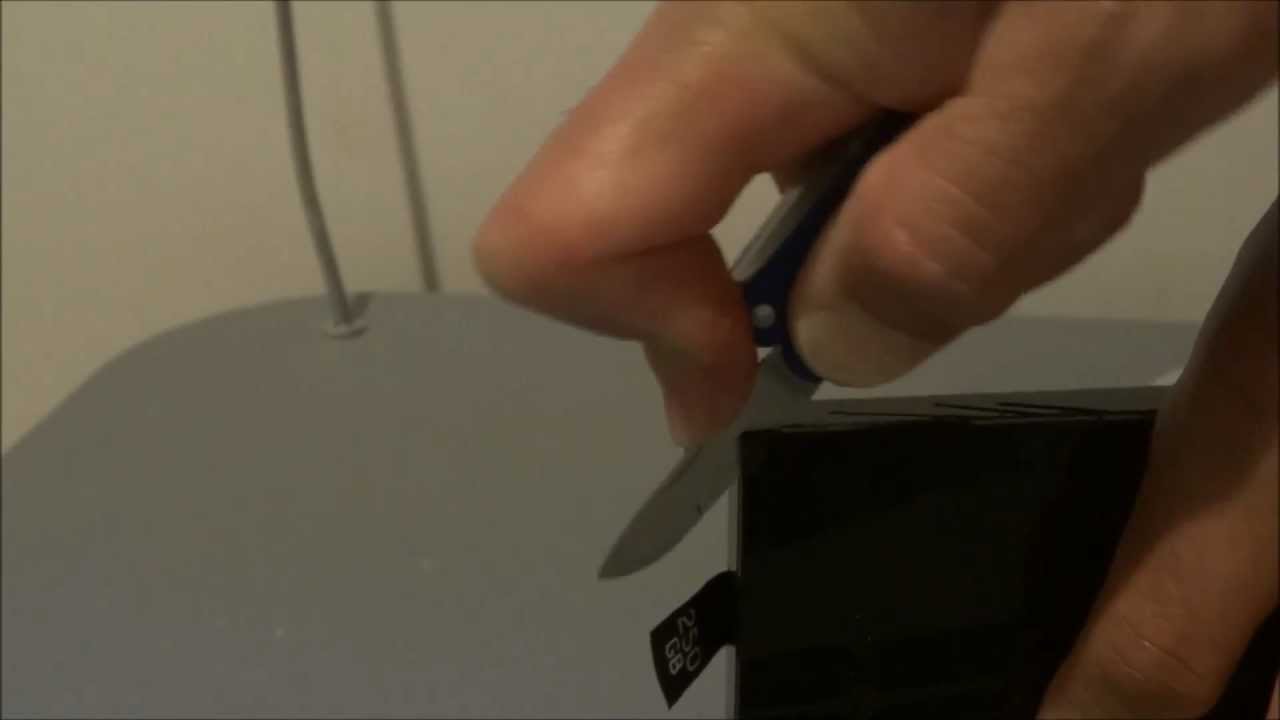 How to open Original Xbox 360 Slim 250 GB Hard Drive