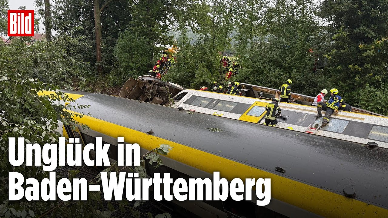 Biberach (Baden-W&uuml;rttemberg): Personenzug entgleist