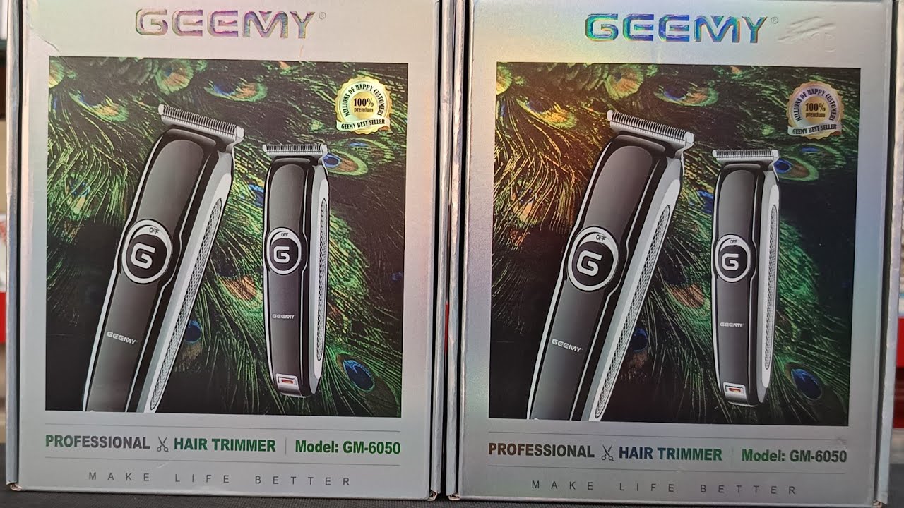 Gemmy GM 6050 Rechargeable: 70 Minutes Runtime Multi Grooming Trimmer for Men & Women -Black Colour 