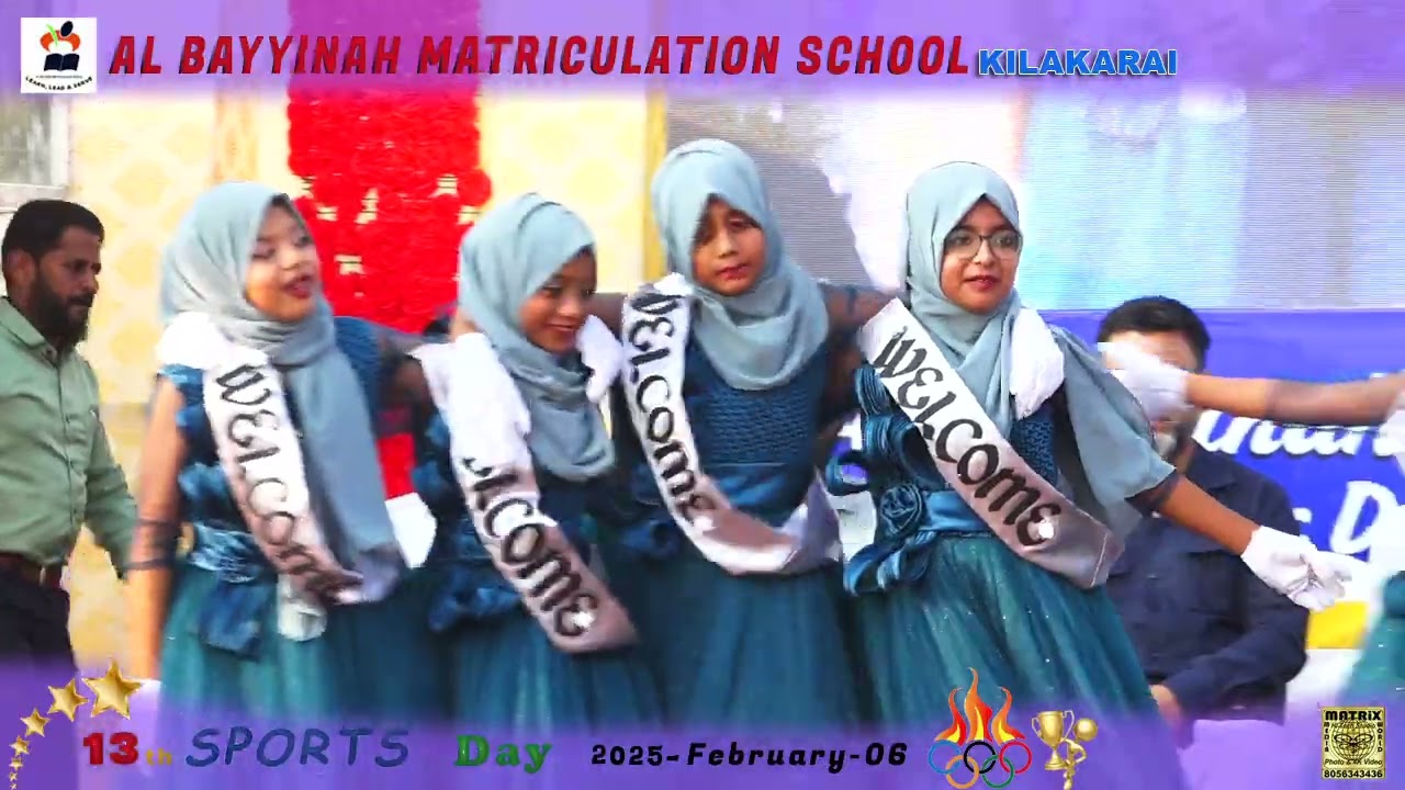 WELCOME DANCE  I 13th Sports meet 2024 - 2025  I Al Bayyinah Matriculation School
