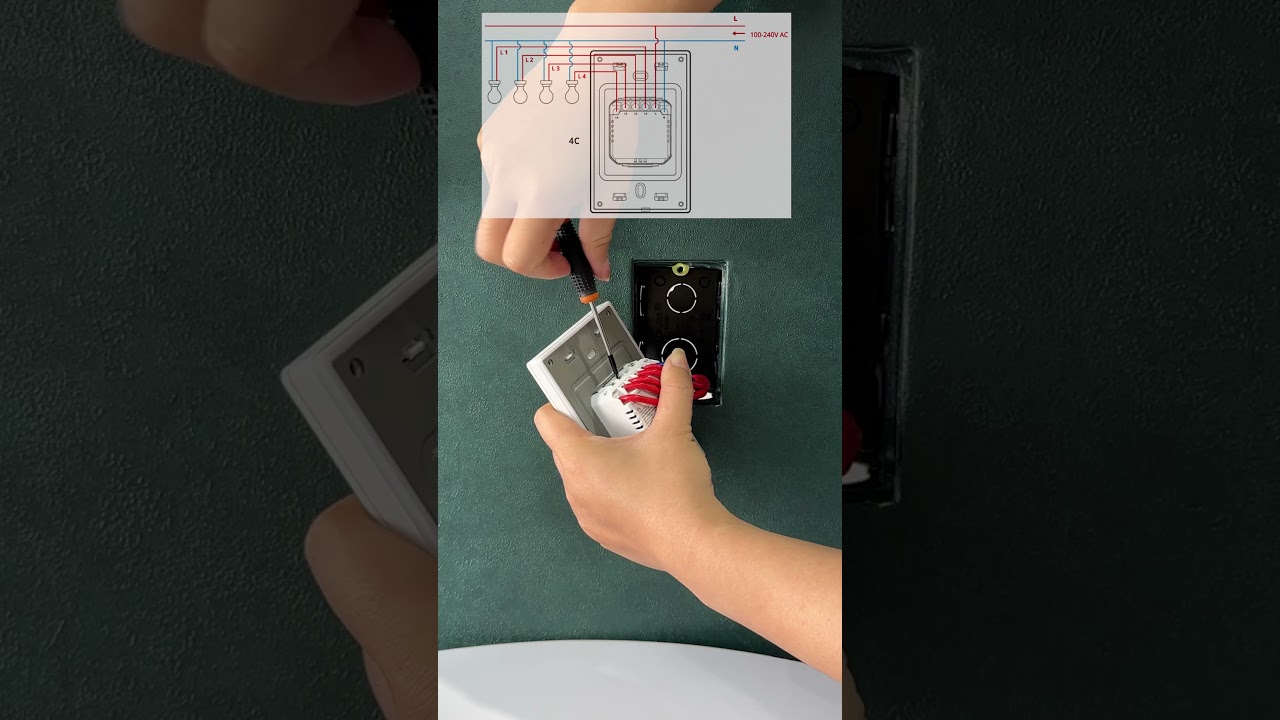 Wiring Demonstration of the SONOFF TX Ultimate: Mastering 4-Channel Connectivity #SONOFF #smarthome