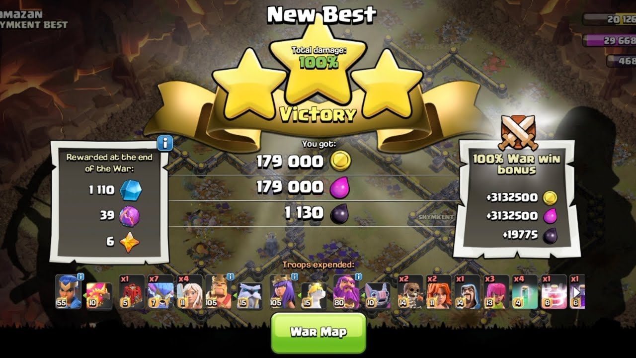 COC - First Day of CWL, Got 3 Stars with This Super Amazing Strategy!!