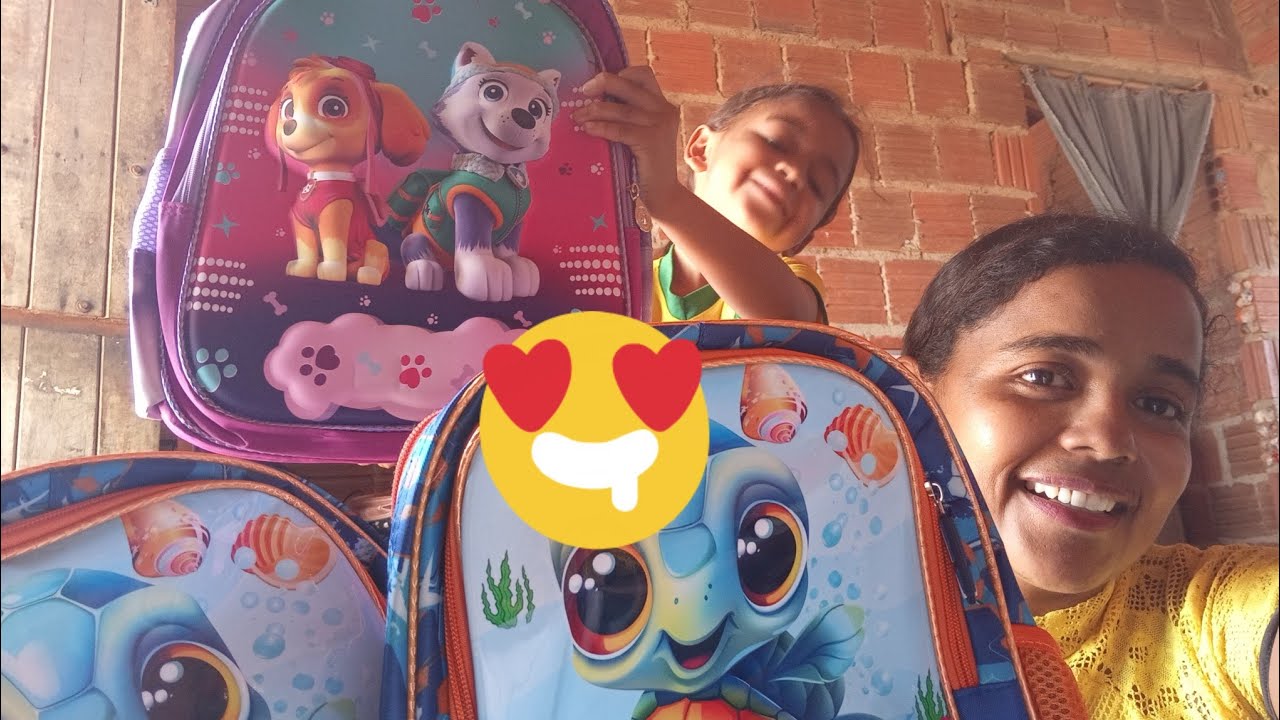Material escolar 2026 das crianças 😍🤑😊