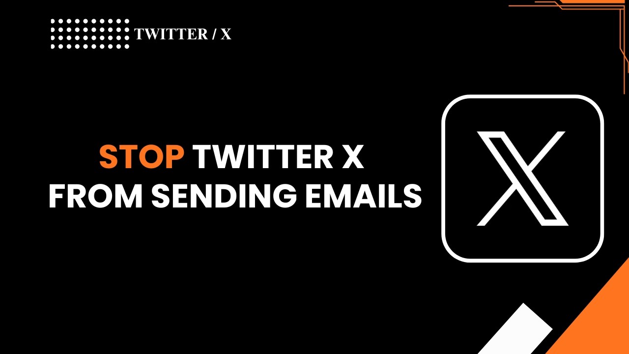 Как отключить email-рассылку от Twitter или X