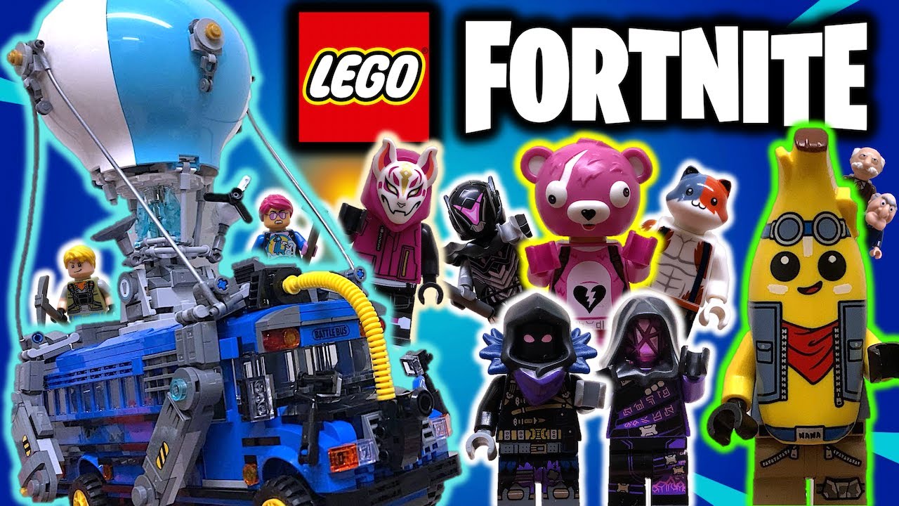 LEGO FORTNITE - Reseña del AUTOBUS de COMBATE con Minifiguras Exclusivas | Battle Bus - TOY SHOTS
