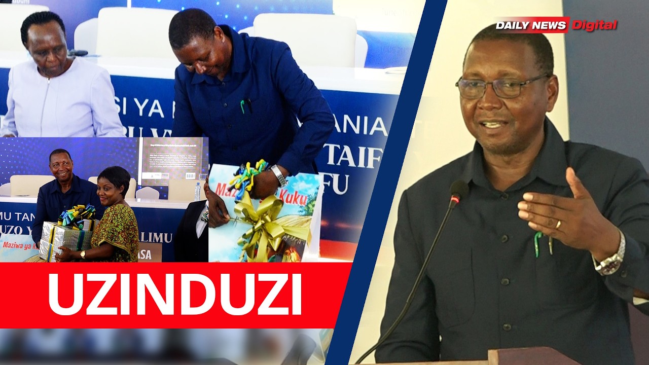 PROF. MKENDA AZINDUA VITABU VYA TUZO YA TAIFA YA MWL. NYERERE