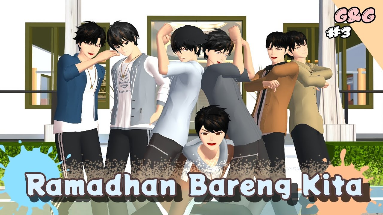 G&G FRIENDS STORY|#3||[RAMADHAN BARENG KITA]Drama Sakura Scholl Simulator ]