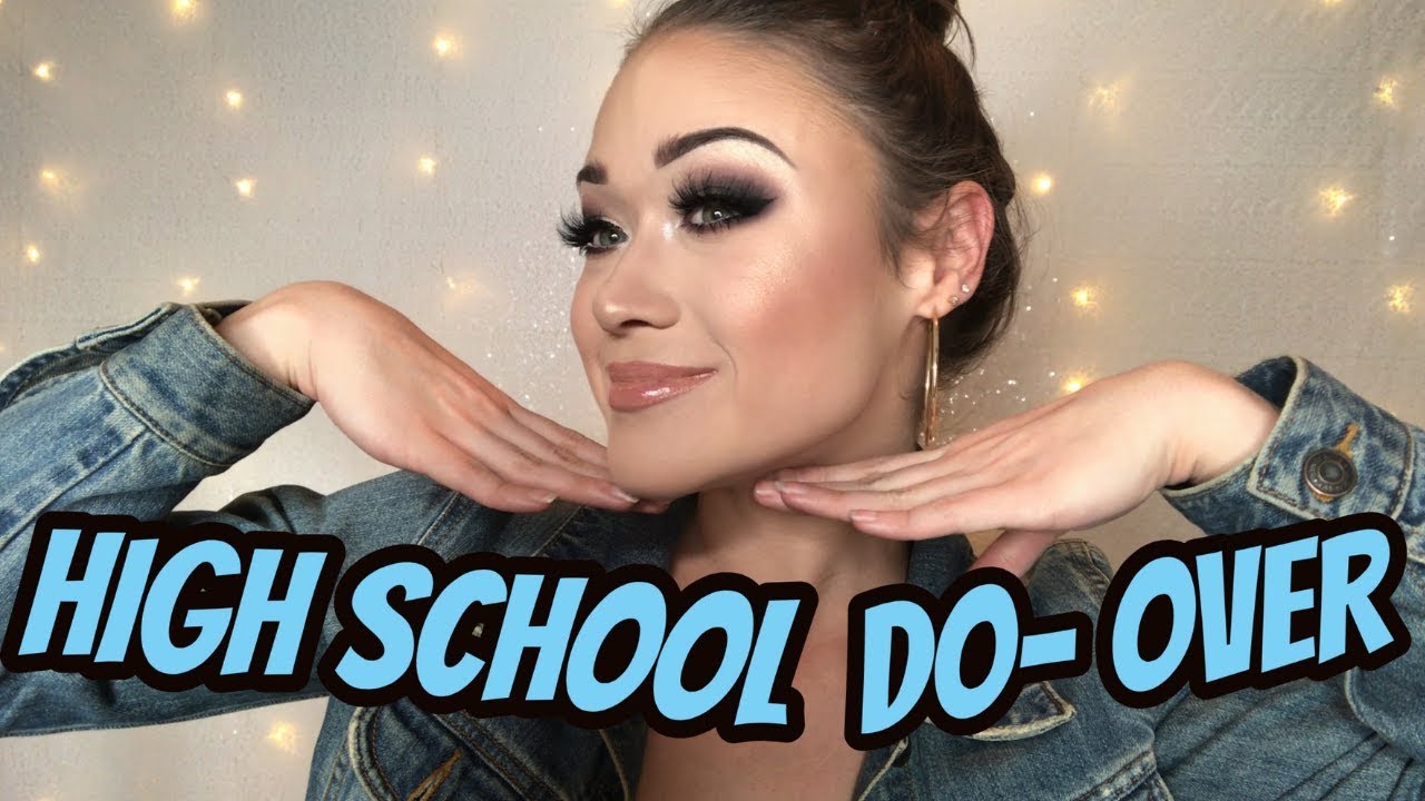 RECREATING MY HIGH SCHOOL MAKEUP