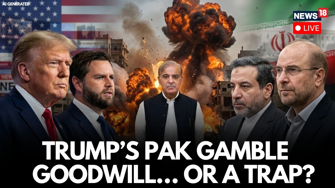 LIVE: US President Donald Trump Sends His Trump Cards To Islamabad For Ceasefire Talks With Iran