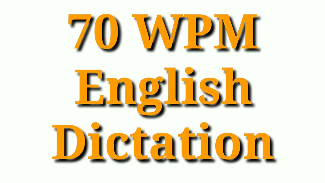 #08 70 WPM English Dictation | 70 Speed English Dictation | English 70 wpm | #stenographysikho