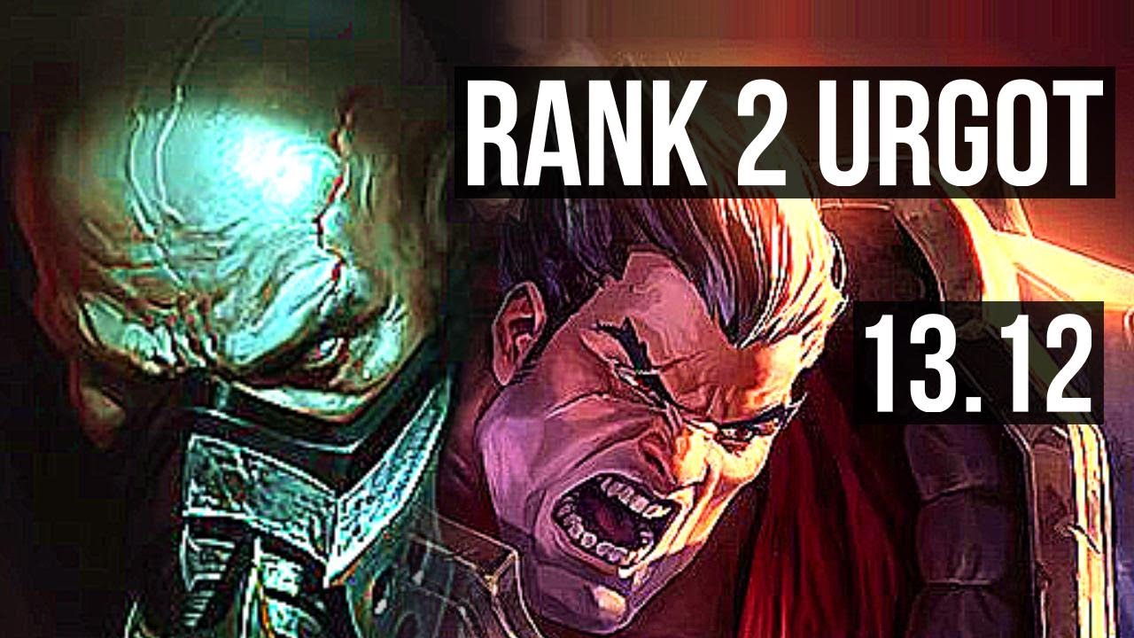 URGOT vs DARIUS (TOP) | Rank 2 Urgot, 7/1/5, 1.2M mastery, 300+ games | EUW Grandmaster | 13.12