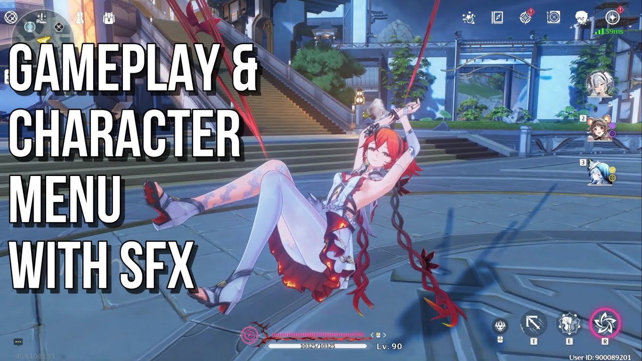Camellya Character Menu & Gameplay Animations in HD with SFX!!! Wuthering Waves 1.4