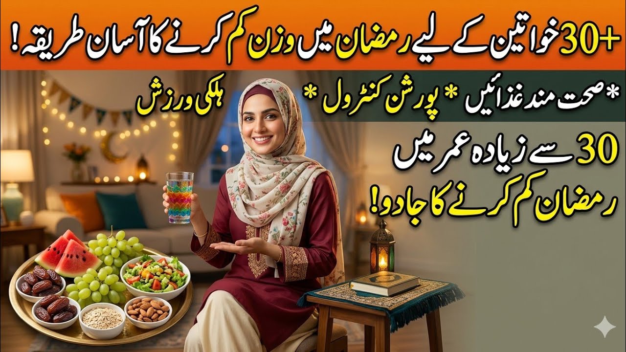 🌙 Ramadan Diet Plan 2026 For Fast Weight Loss | Lose 19 Kgs In 30 Days 🥗🔥 ‪@nicelaraibkhan✅