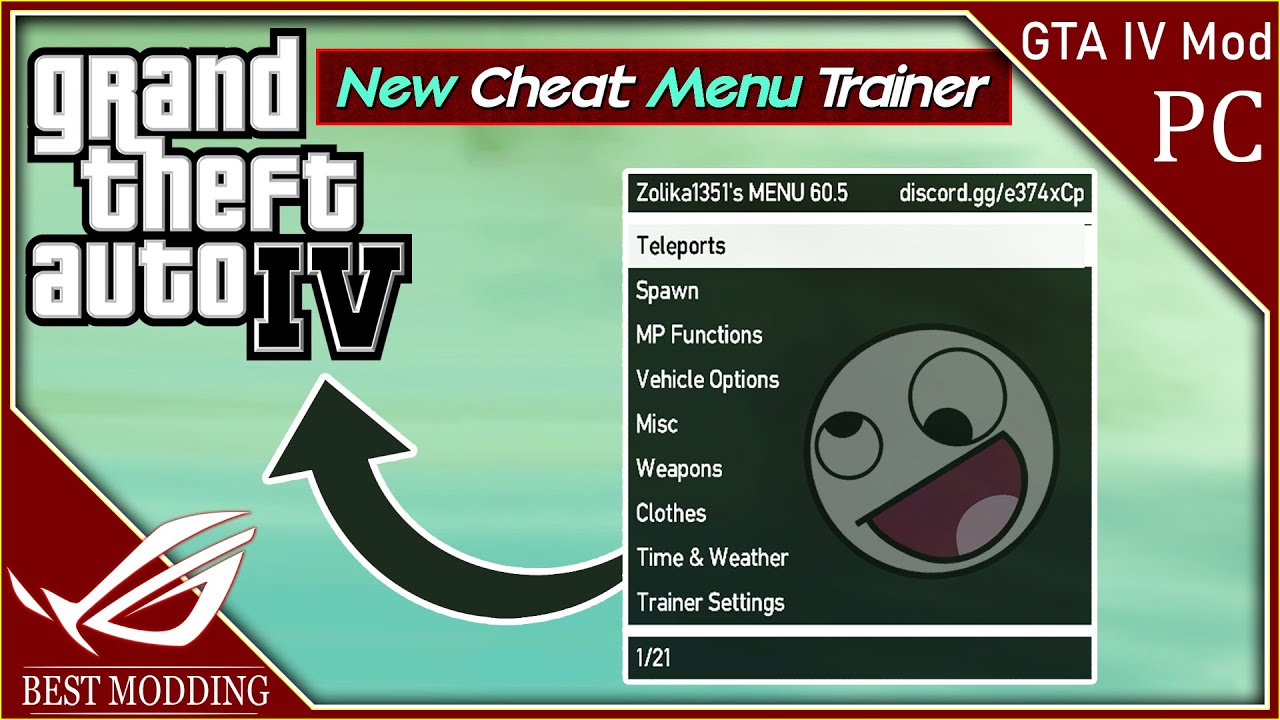 GTA IV New Cheat Menu Trainer | Copy Paste Install | GTA 4 Mod | in Hindi Urdu