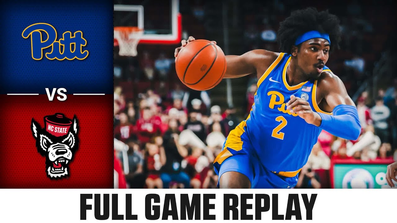 Pitt vs. NC State Full Game Replay | 2023-24 ACC Men's Basketball