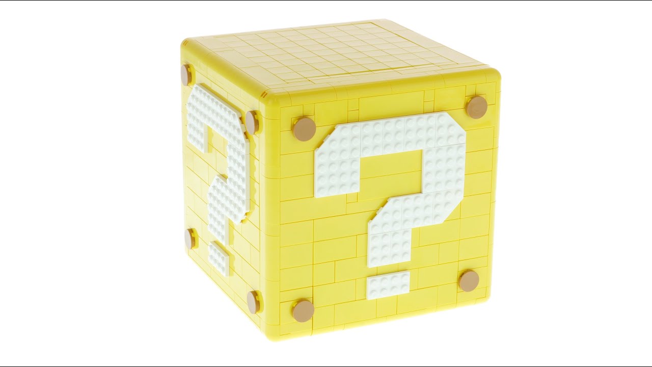 Speed Build LEGO Super Mario 71395 Question Mark Block