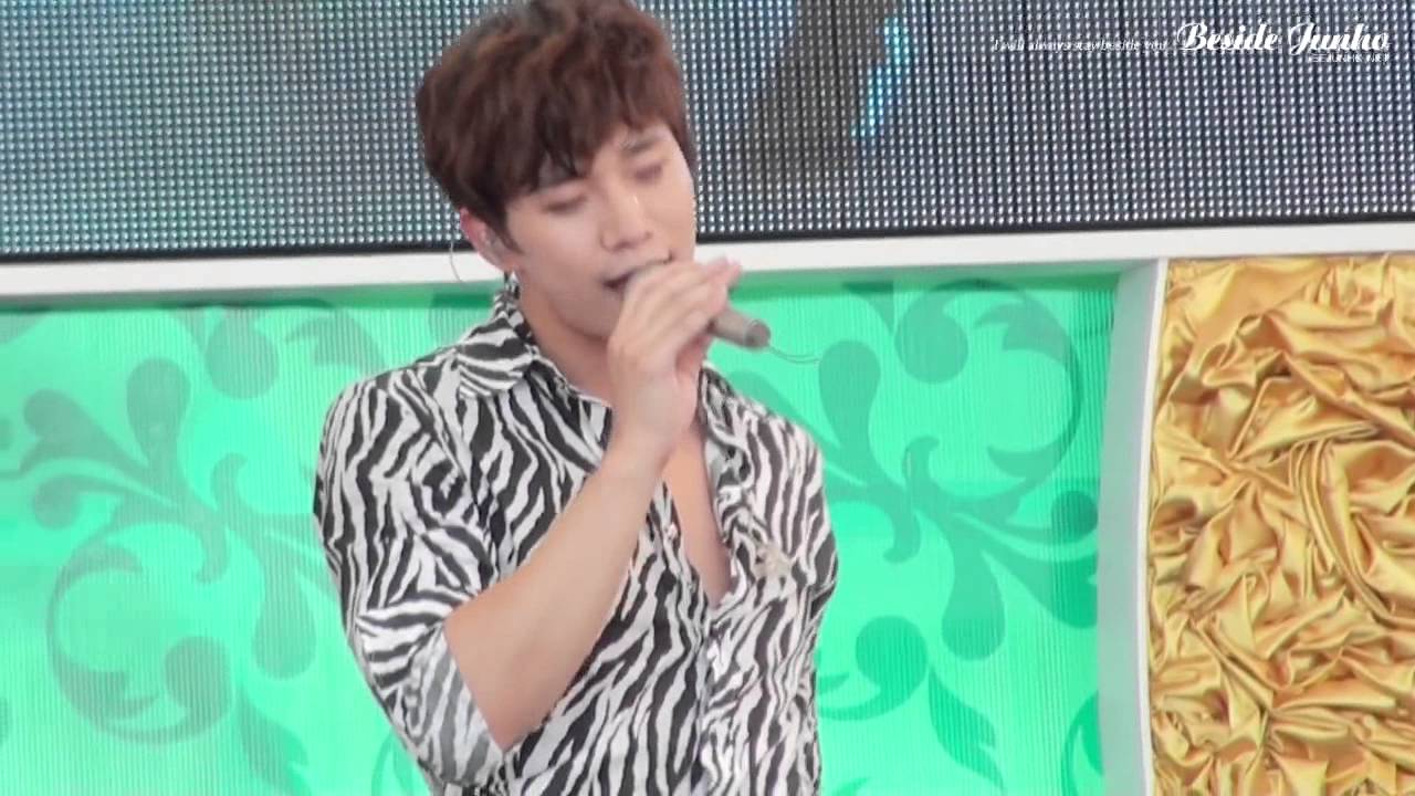 [FAN CAM] 120822 Mezamashi Live in Odaiba - Kimigaireba(ver.JUNHO)