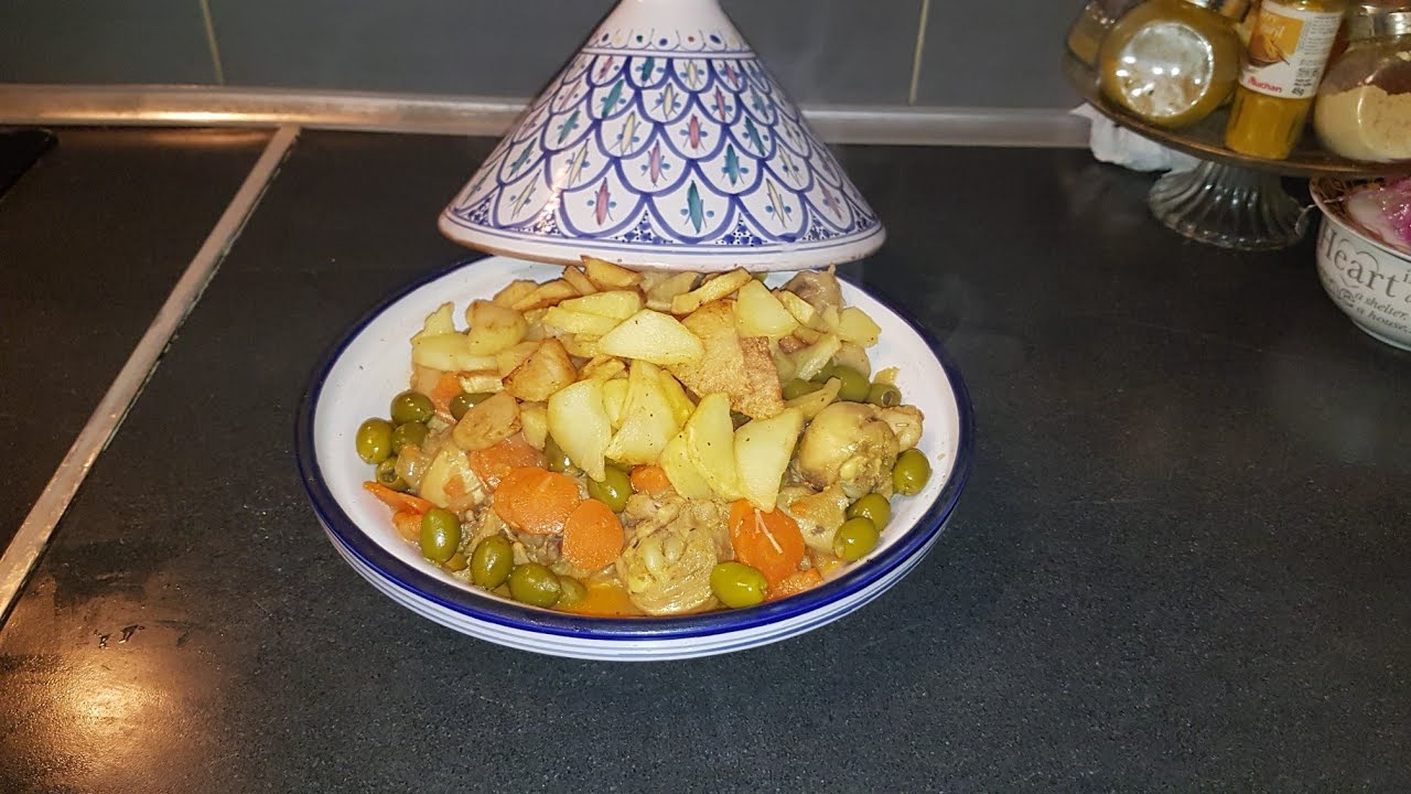 tajine au poulet olive pomme de terre